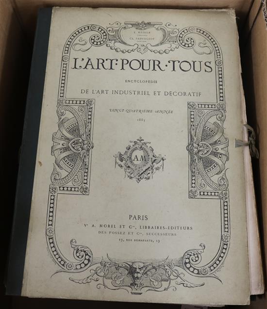 LArt Pour Tous, Encyclopédie de lArt Industriel et Décoratif, Morel et Cie, Paris